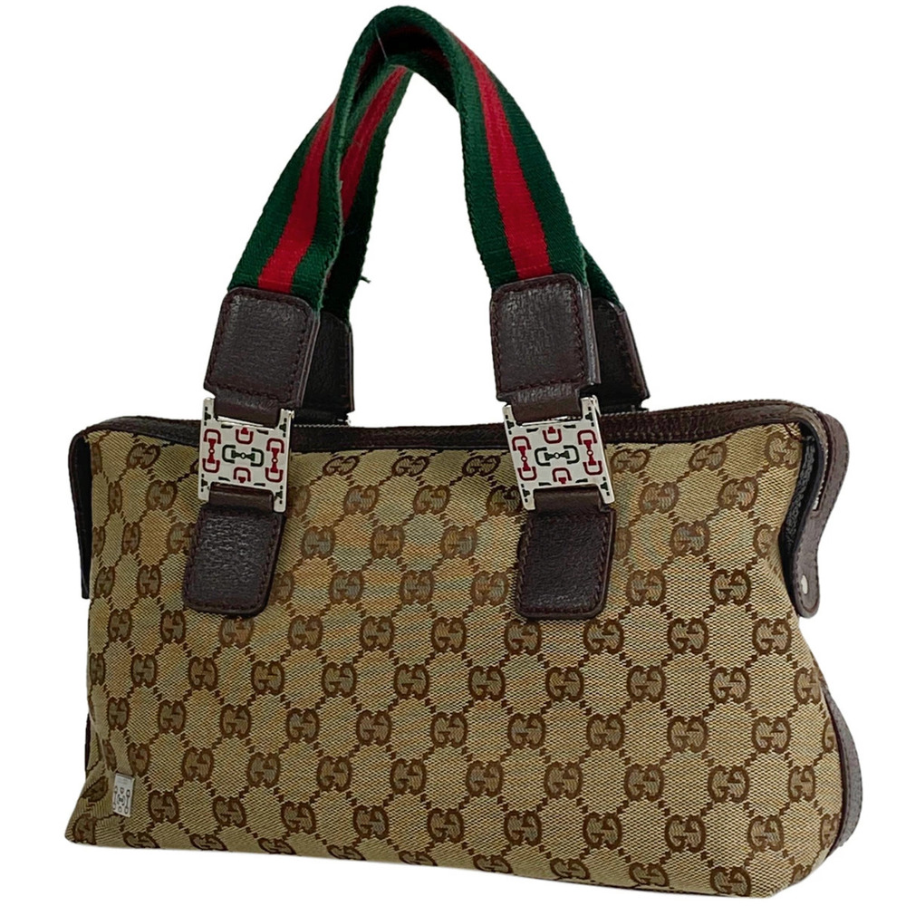 Gucci GG handbag Sherry web canvas